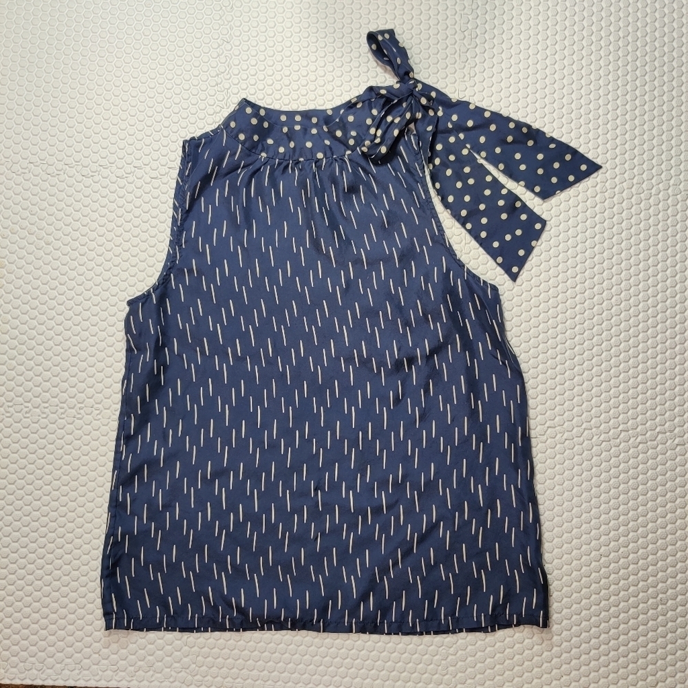 Portrait Of A Girl Woman's Sleeveless Top/Blouse Silk